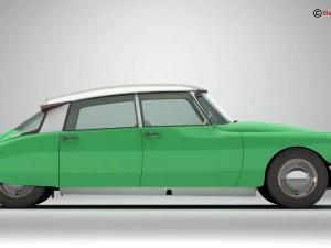 citroen ds 19 3D Model