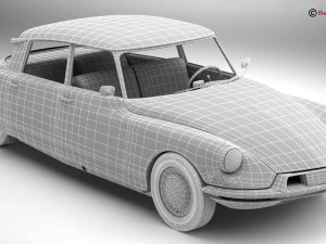citroen ds 19 3Dモデル