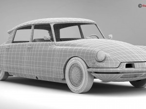 citroen ds 19 3Dモデル
