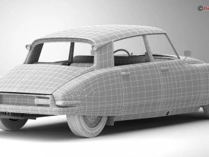 citroen ds 19 3D Model