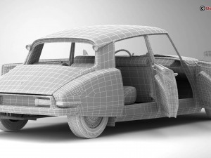 citroen ds 19 3Dモデル