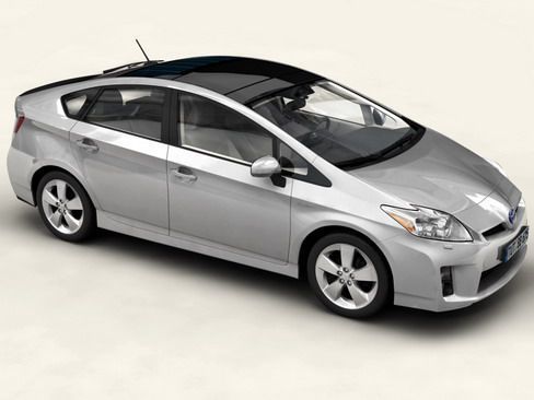 toyota prius 2010 low res int 3D Модель .c4d .max .obj .3ds .fbx .stl .blend 