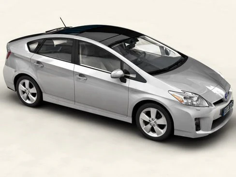 toyota prius 2010 low res int 3D Model .c4d .max .obj .3ds .fbx .stl .blend 