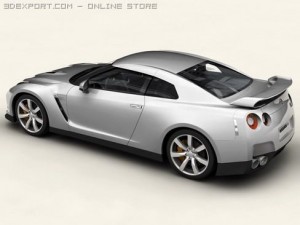 nissan gtr 3D Model