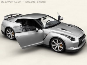 nissan gtr 3D Model