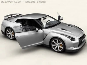 nissan gtr 3D Model