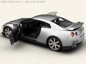 nissan gtr 3D Model