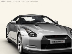 nissan gtr 3D Model
