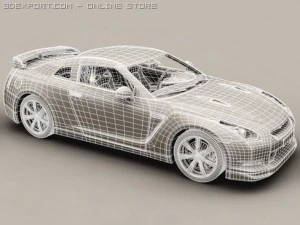 nissan gtr 3D Model