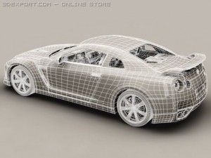 nissan gtr 3D Model