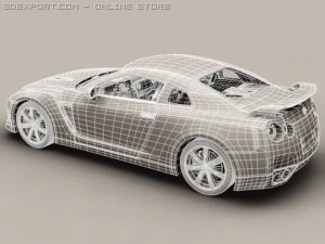 nissan gtr 3D Model
