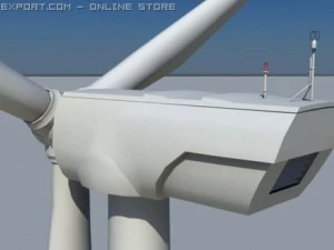 wind turbine land realtime 3D Model