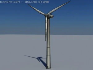 wind turbine land realtime 3D Model