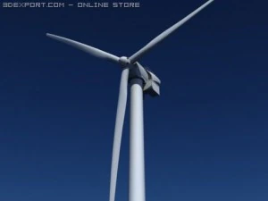 wind turbine offshore realtime 3D Model