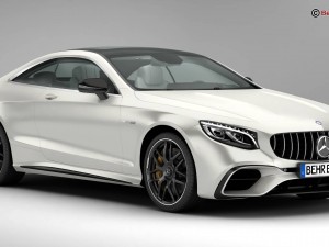 mercedes s class coupe amg s63 2018 Model 3D