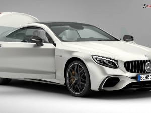 mercedes s class coupe amg s63 2018 Model 3D