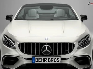 mercedes s class coupe amg s63 2018 3D Model