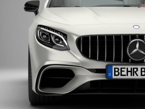 mercedes s class coupe amg s63 2018 Model 3D