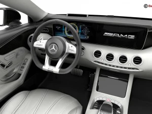 mercedes s class coupe amg s63 2018 3D Model