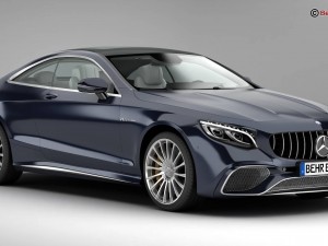 mercedes s class coupe amg s65 2018 3D Model