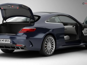 mercedes s class coupe amg s65 2018 3D Model