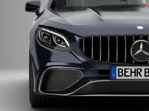 mercedes s class coupe amg s65 2018 3D Model