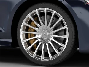 mercedes s class coupe amg s65 2018 3D Model