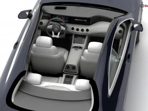 mercedes s class coupe amg s65 2018 3D Model