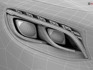 mercedes s class coupe amg s65 2018 3D Model