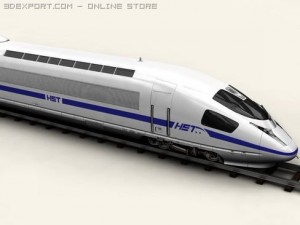 generic high speed train 3Dモデル