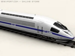 generic high speed train 3D Model