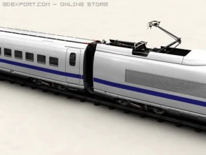 generic high speed train 3D Model