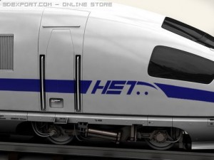 generic high speed train 3Dモデル