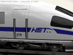generic high speed train 3D Model