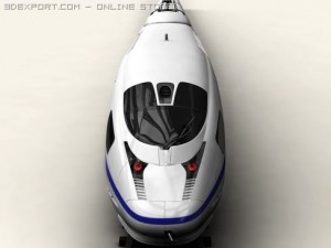generic high speed train 3Dモデル