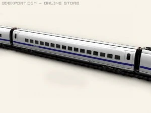 generic high speed train 3D Model