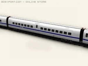 generic high speed train 3D Model