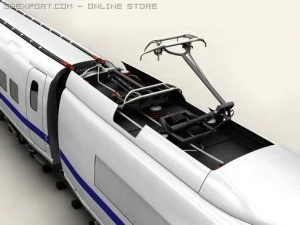 generic high speed train 3D Model