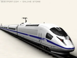 generic high speed train 3D Model