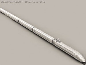 generic high speed train 3Dモデル