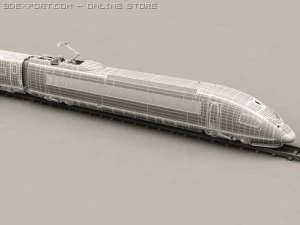 generic high speed train 3D Model
