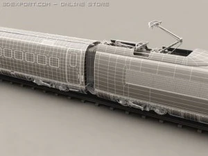 generic high speed train 3D Model