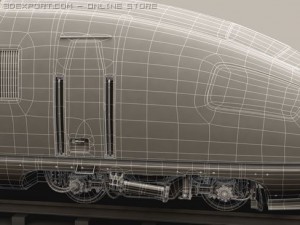 generic high speed train 3Dモデル