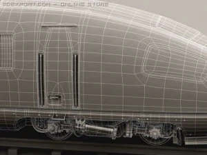 generic high speed train 3D Model