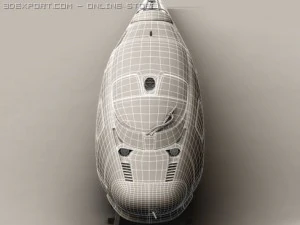 generic high speed train 3D Model