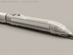 generic high speed train 3Dモデル