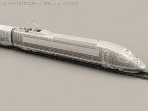 generic high speed train 3D Model