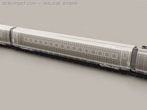 generic high speed train 3Dモデル