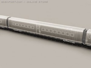 generic high speed train 3Dモデル