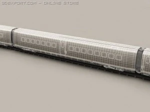 generic high speed train 3D Model